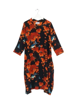 One Hundred Stars Acer Black Asymmetric Dress|Women Dresses