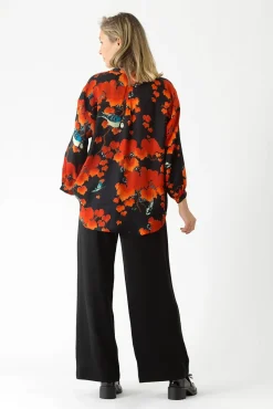 One Hundred Stars Acer Black Darcy Shirt|Women Tops