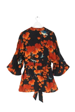 One Hundred Stars Acer Black Wrap Jacket|Women Wrap Jackets