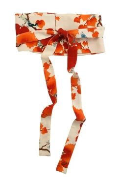 One Hundred Stars Acer Red Obi Belt| Belts