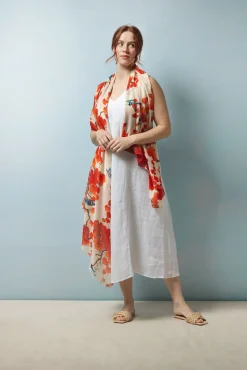 One Hundred Stars Acer Red Scarf| Scarves