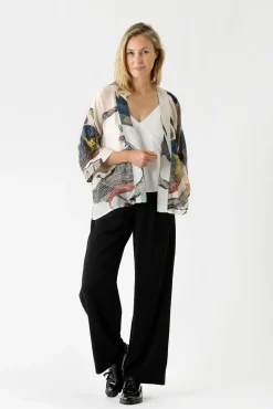 One Hundred Stars Bird Stone Kimono|Women Short Kimonos