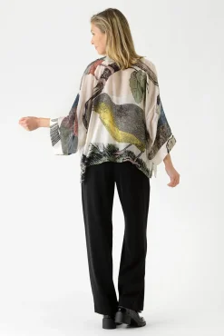 One Hundred Stars Bird Stone Kimono|Women Short Kimonos