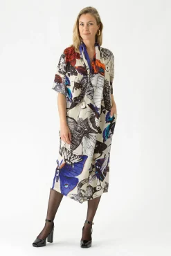 One Hundred Stars Butterflies Cobalt Rachel Dress|Women Dresses