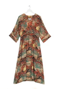 One Hundred Stars Country Toile Berry Abbi Dress|Women Dresses