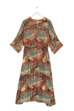 One Hundred Stars Country Toile Berry Abbi Dress|Women Dresses