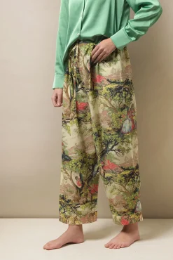 One Hundred Stars Country Toile Pants|Women Palazzo Pants