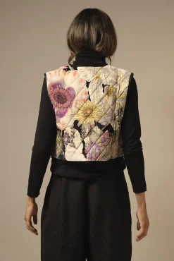 One Hundred Stars Daisy Black Gilet|Women Gilets