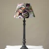 One Hundred Stars Eccentric Blooms Putty 14" Tapered Lampshade| Lighting