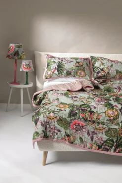 One Hundred Stars Eccentric Blooms Putty Bedspread| Bedspreads & Pillow Shams