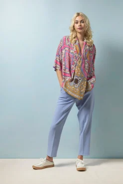 One Hundred Stars Indian Summer Pink Rachel Top|Women Tops