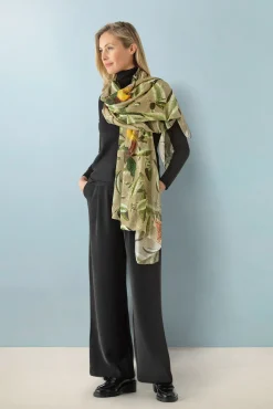 One Hundred Stars Kew Evergreen Stone Scarf| Scarves