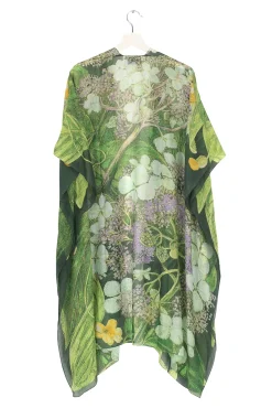 One Hundred Stars Kew Hydrangea Lime Green Throwover|Women Throwovers