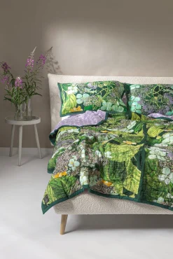 One Hundred Stars Kew Hydrangea Lime Pillow Shams| Cushions