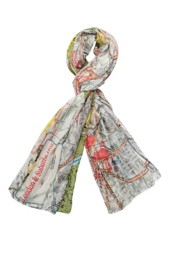 One Hundred Stars London Map Scarf| Scarves