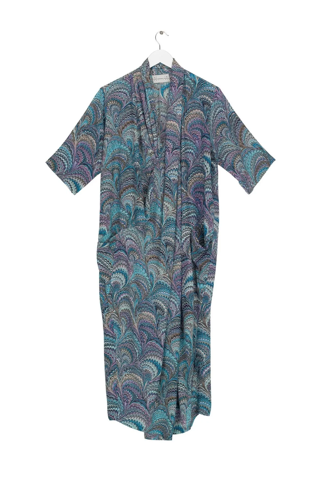 One Hundred Stars Marbled Blue Rachel Dress|Women Dresses