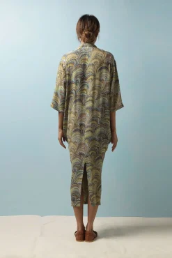 One Hundred Stars Marbled Green Rachel Dress|Women Dresses