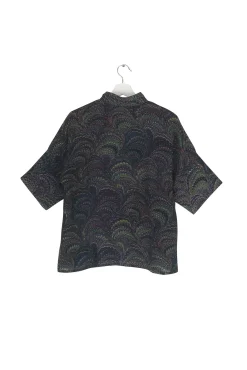 One Hundred Stars Marbled Indigo Pippa Top|Women Tops