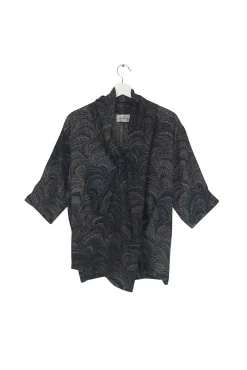 One Hundred Stars Marbled Indigo Rachel Top|Women Tops