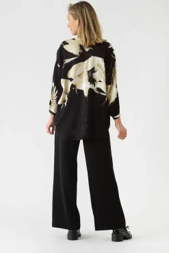 One Hundred Stars Stork Black Darcy Shirt|Women Tops