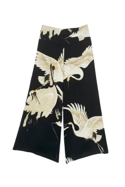 One Hundred Stars Stork Black Palazzo Pant|Women Palazzo Pants