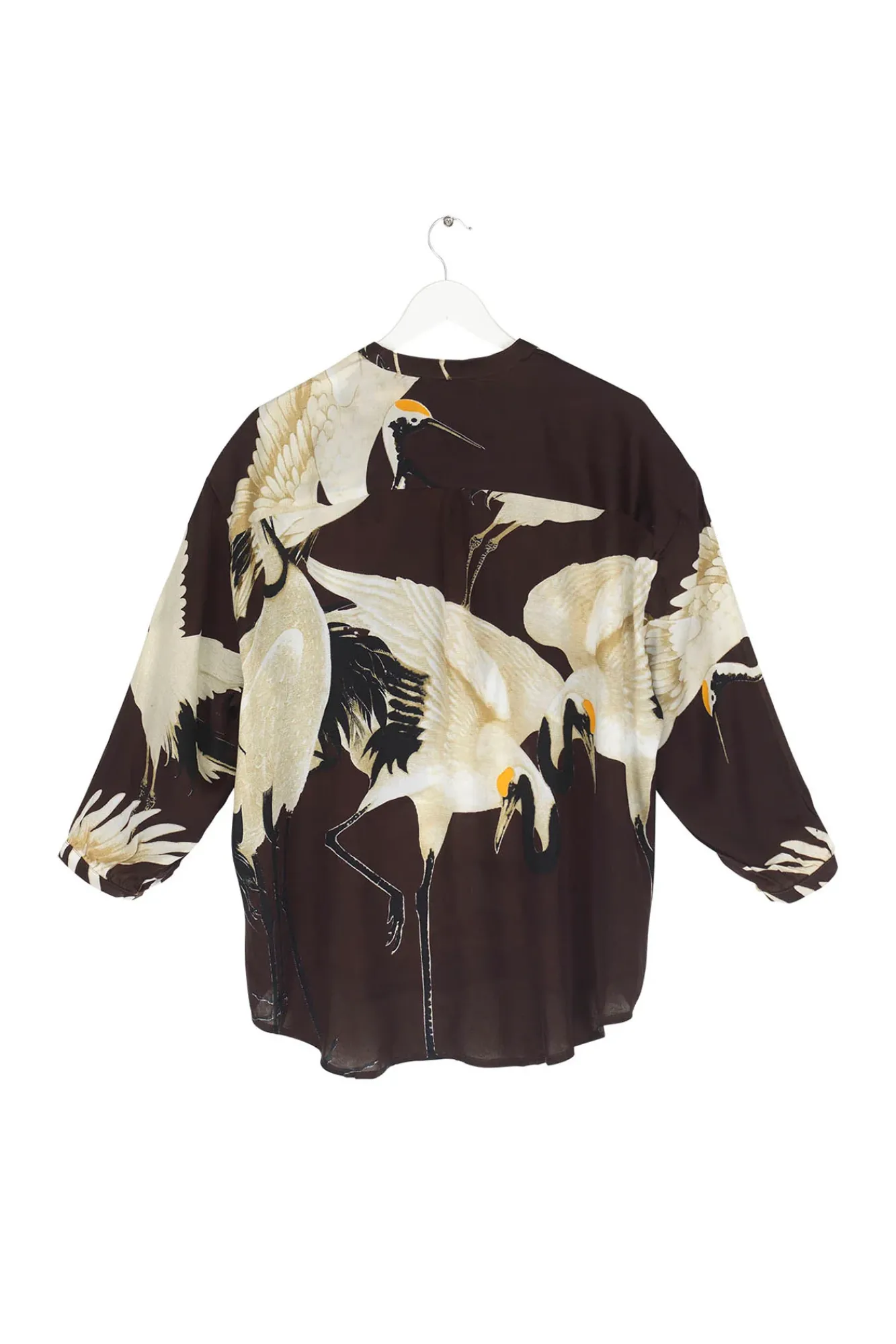 One Hundred Stars Stork Burgundy Darcy Shirt|Women Tops