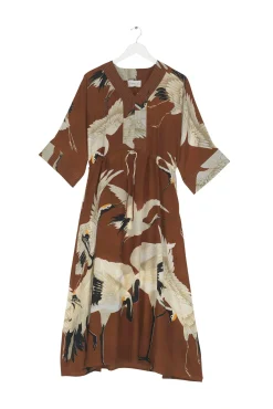 One Hundred Stars Stork Cigar Abbi Dress|Women Dresses