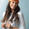 One Hundred Stars Stork Orange Headband| Headbands