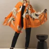 One Hundred Stars Stork Orange Scarf| Scarves