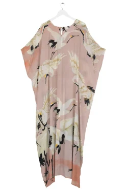 One Hundred Stars Stork Pink Margeux Kaftan|Women Kaftans