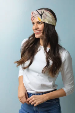 One Hundred Stars Stork Plaster Pink Headband| Headbands