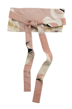 One Hundred Stars Stork Plaster Pink Obi Belt| Belts
