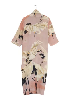 One Hundred Stars Stork Plaster Pink Rachel Dress|Women Dresses