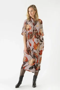 One Hundred Stars Tulip Red Rachel Dress|Women Dresses