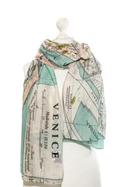 One Hundred Stars Venice Map Scarf| Scarves