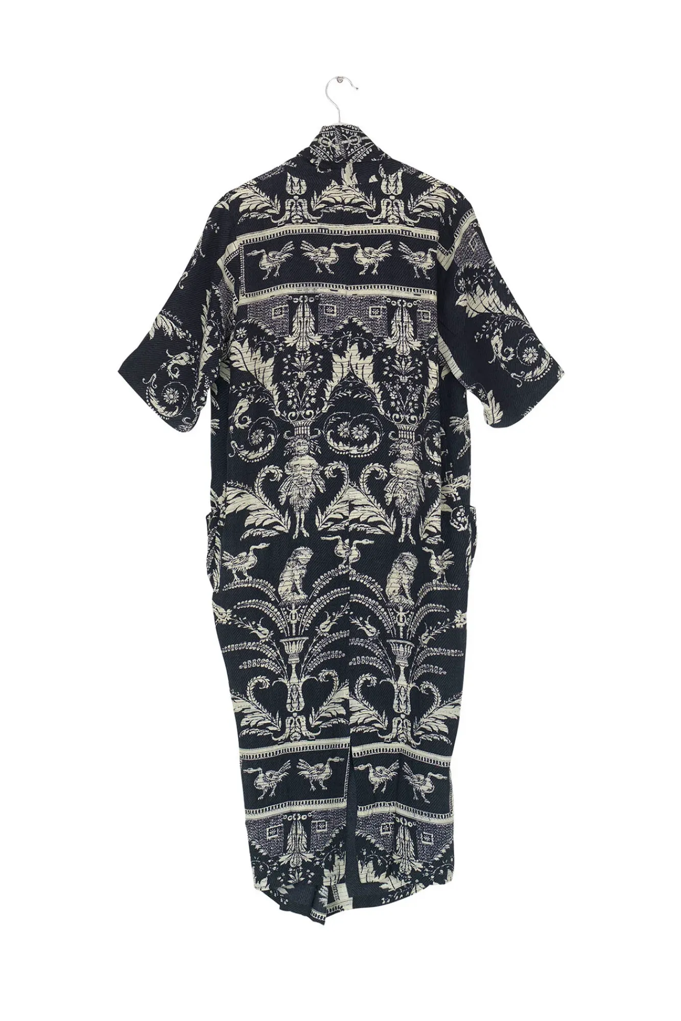 One Hundred Stars Vintage Damask Black Rachel Dress|Women Dresses